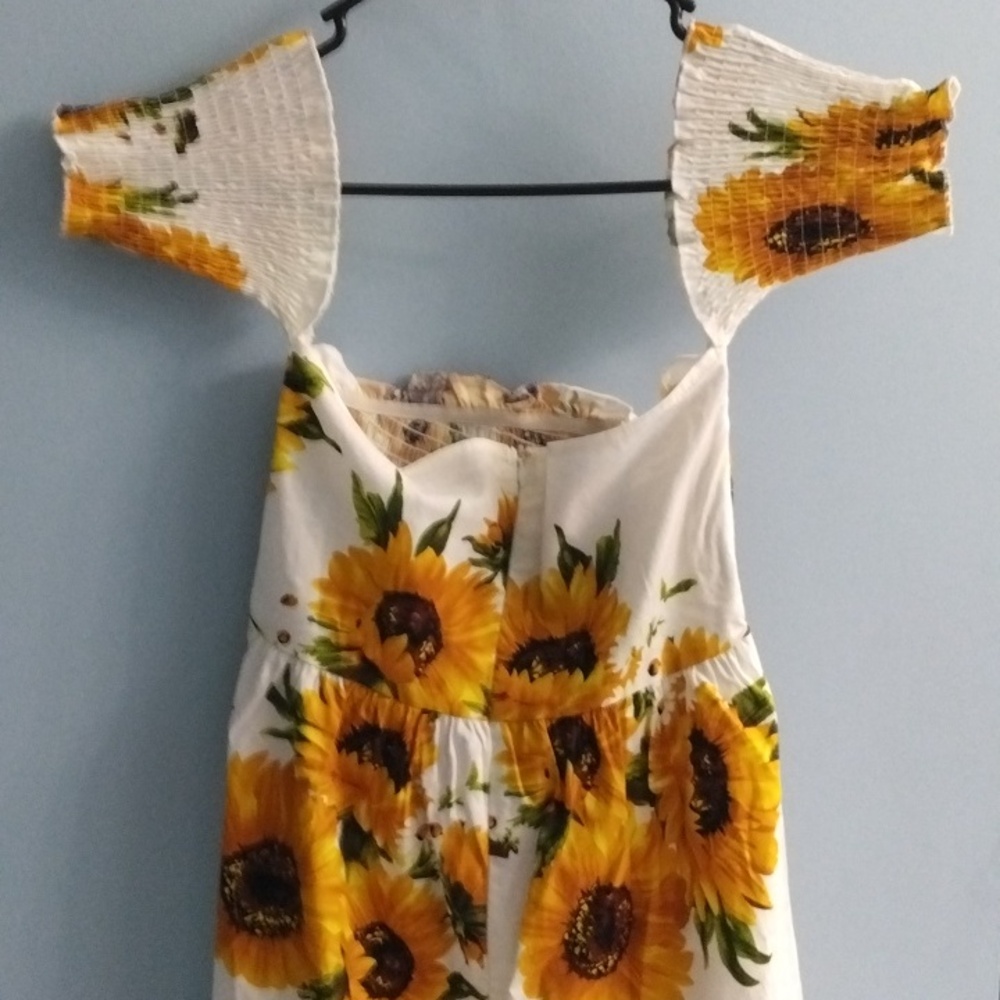 NWT PatPat Sunflower Print Dress Size Small - Picture 4 of 4